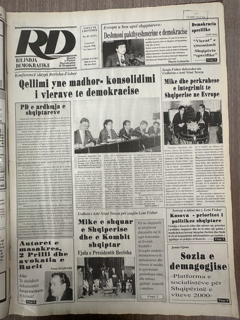 Rilindja Demokratike 1996-04-10
